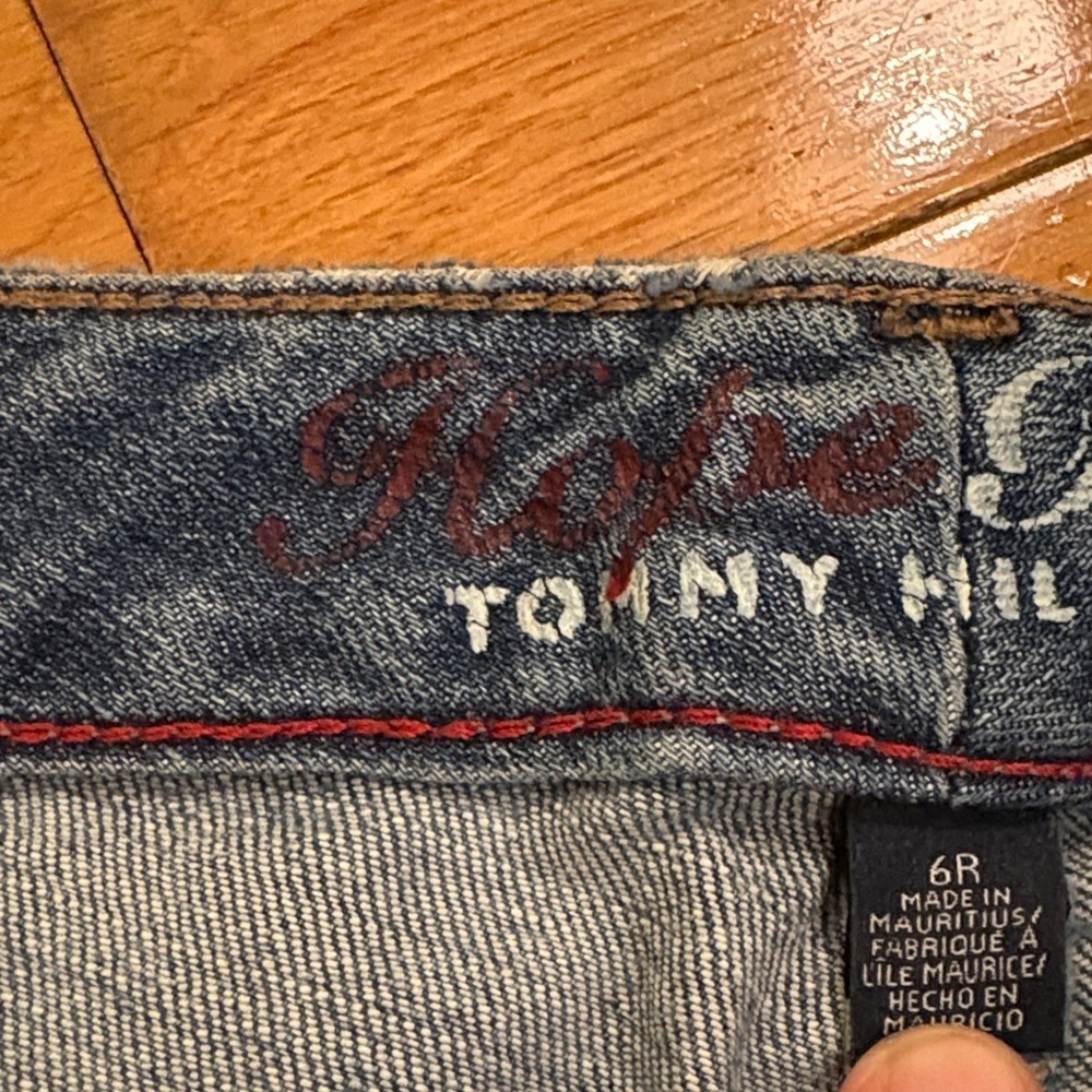 Tommy Hilfiger Women's Blue Boot Cut Jeans - Picture 4 of 7
